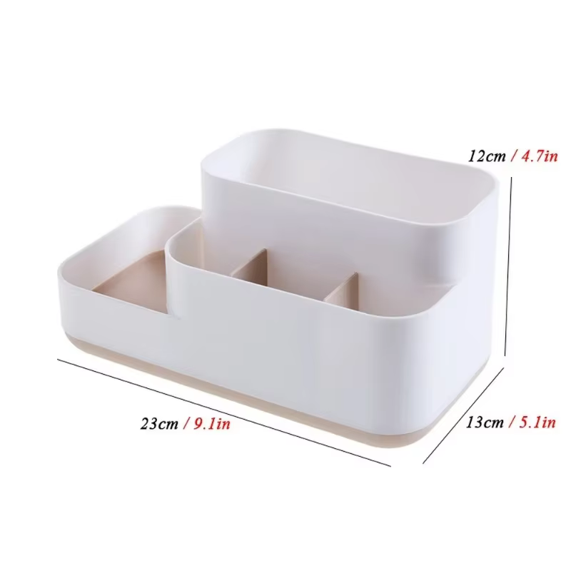 Boîte de Rangement Cosmétique pour Maquillage, Récipient MELspanTable, Étui de Protection Solaire Bo