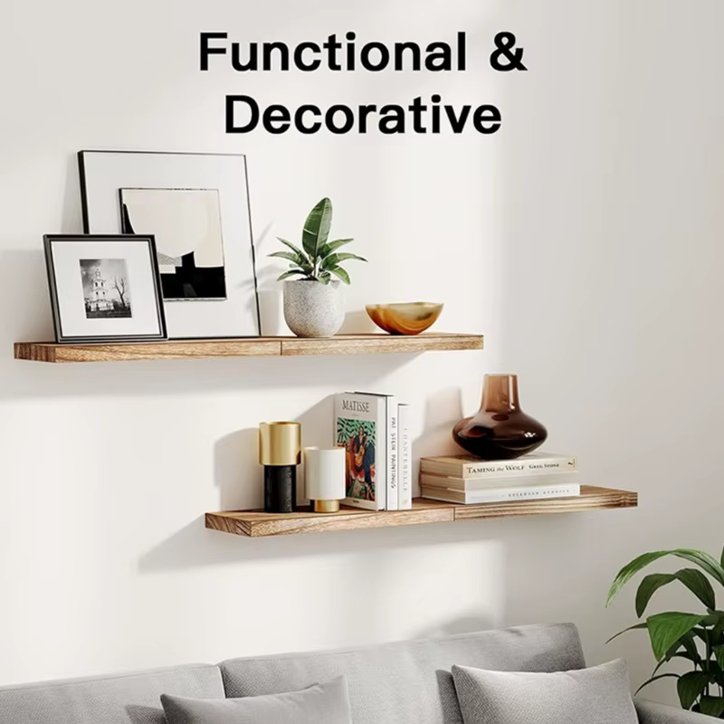 2pc étagères flottantes Rack matériaux conviviaux parfaits pour les petits espaces kxre