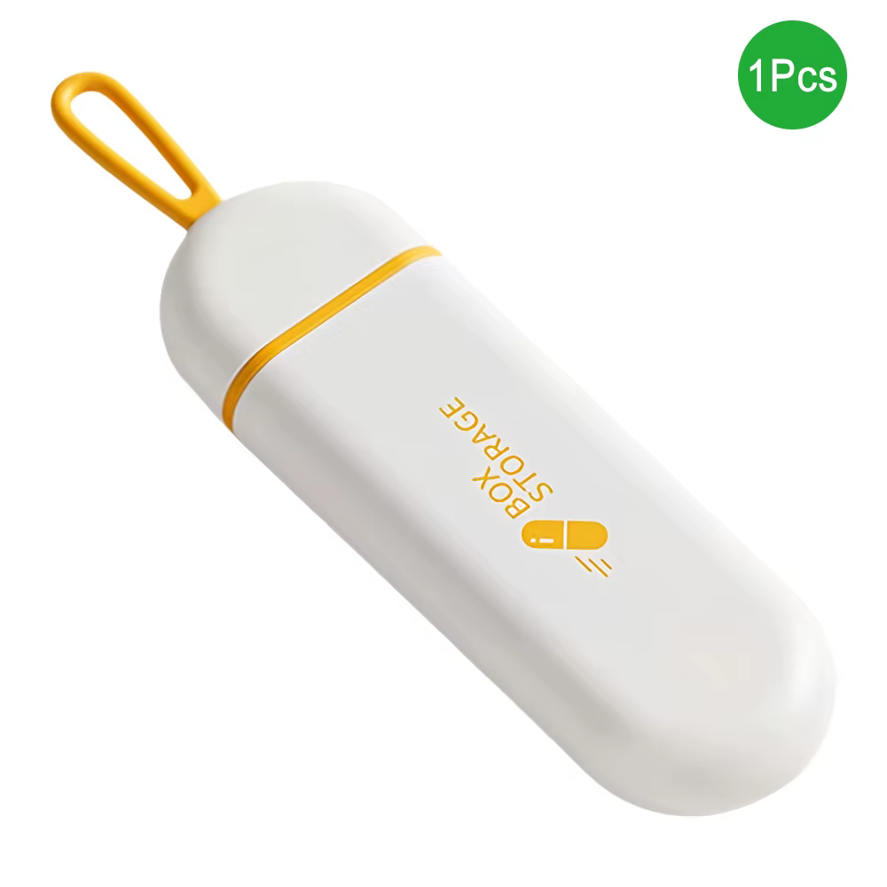 Organisateur de pilules à 3 compartiments, étui à pilules Portable de voyage, boîte à pilules résist