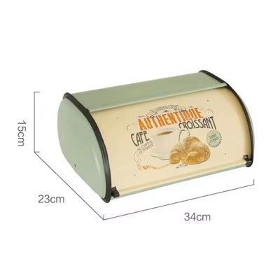 Boîte à gâteau en métal rétro, grande capacité, étui à riz, stockage des aliments, boîte de rangemen