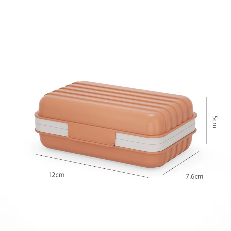 Porte-savon de salle de bain avec couvercle, boîte à savon en plastique pour la maison, garde le sav