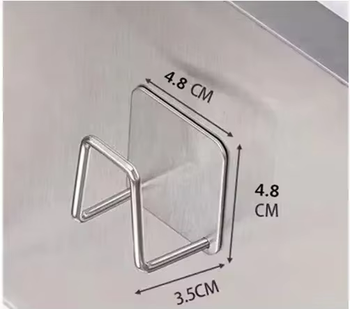 Étagère d'évier en acier inoxydable 304, support de rangement pour éponges, adhésif, séchage par vid