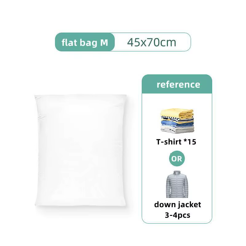 Aucune pompe requise sac de Compression sous vide pour ranger les vêtements sacs emballés vides orga
