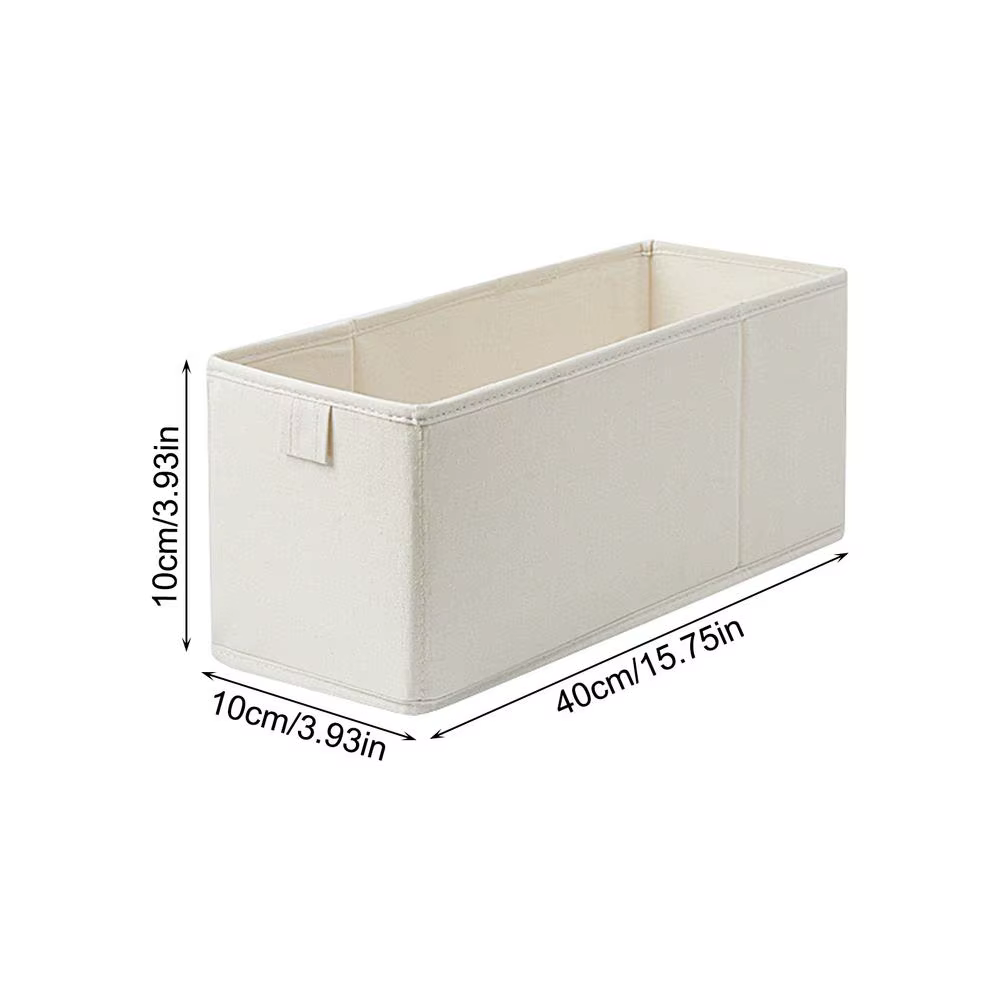 Boîte de rangement pour sous-vêtements, tiroir en tissu pliable, boîtes de rangement pour armoire, p