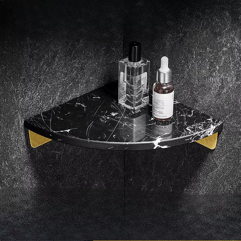 Étagère d'angle murale HOMirror, rangement cosmétique avant, étagère de douche en métal T1, porte-sh