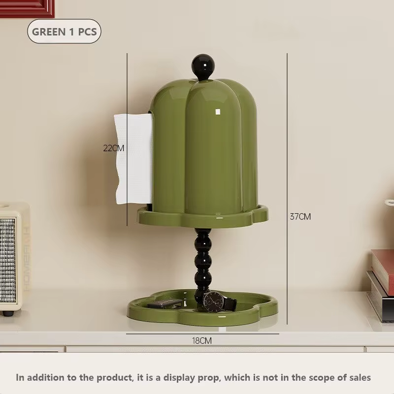 Boîte à mouchoirs rétro française dans le style ancien du sens avancé de la boîte créative salon lum