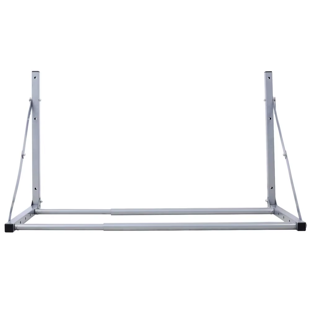 Dreamzon-Rangement mural pliable, 30.5 à 50.5 amarans de large, supporte 300 livres, argent