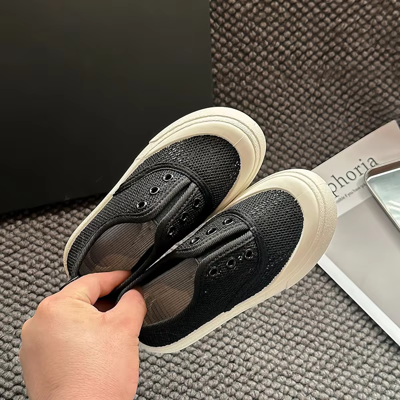 Chaussures pour enfants pour fille nouveau printemps automne maille tout-petits espadrilles décontra