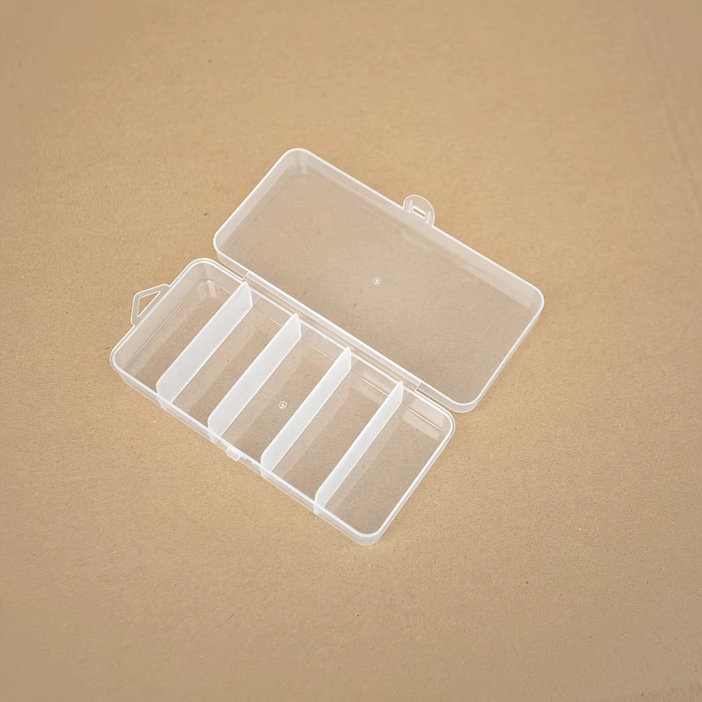 Boîte de rangement transparente à 5 grilles, boîte d'emballage en plastique pour pièces faites à la 