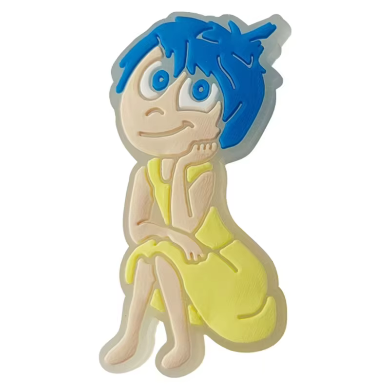 Disney Inside Out Glow-in-the-Dark Shoe Charms, Accessoires décoratifs pour sandales, Chaussures par