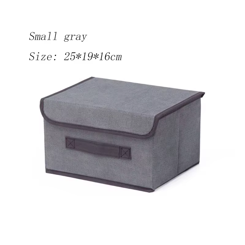 Boîte de rangement en tissu Non tissé, boîte de rangement pliable, fournitures pour la maison, vêtem