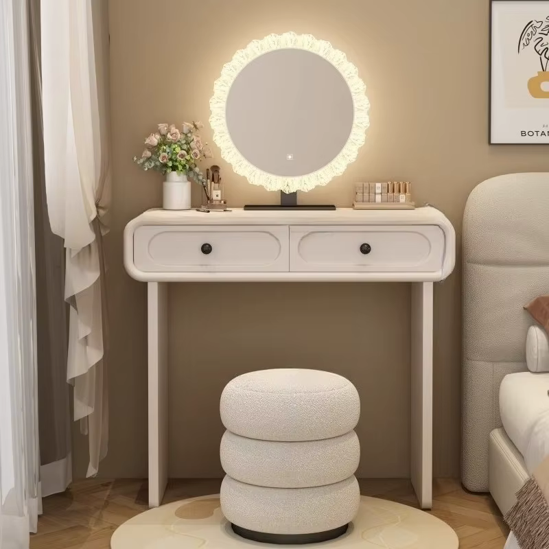 Organisateur de rangement appartement coiffeuse moderne tiroirs italiens coiffeuse blanche bureaux m