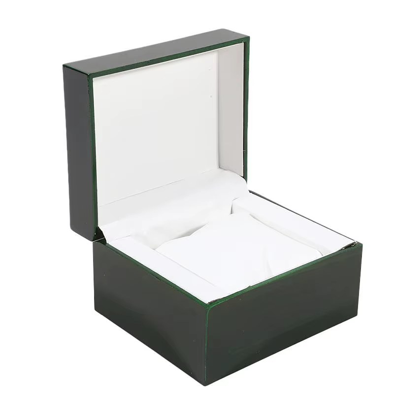 Boîte à montre en bois à fente unique, organisateur de rangement pour montres-bracelets avec intérie