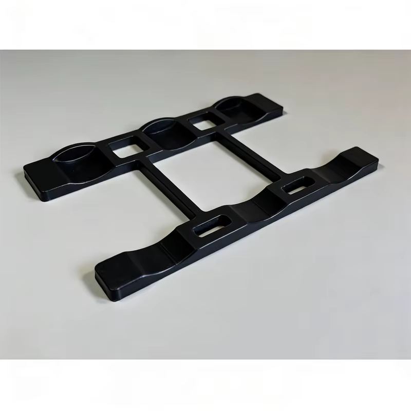 Porte-bouteille de réfrigérateur Anti-roulement Simple, imprimé en 3D, blanc et noir, Support fixe, 