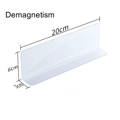 Séparateur d'étagère en PVC Transparent en forme de L, 5 pièces, séparateurs de marchandises de maga