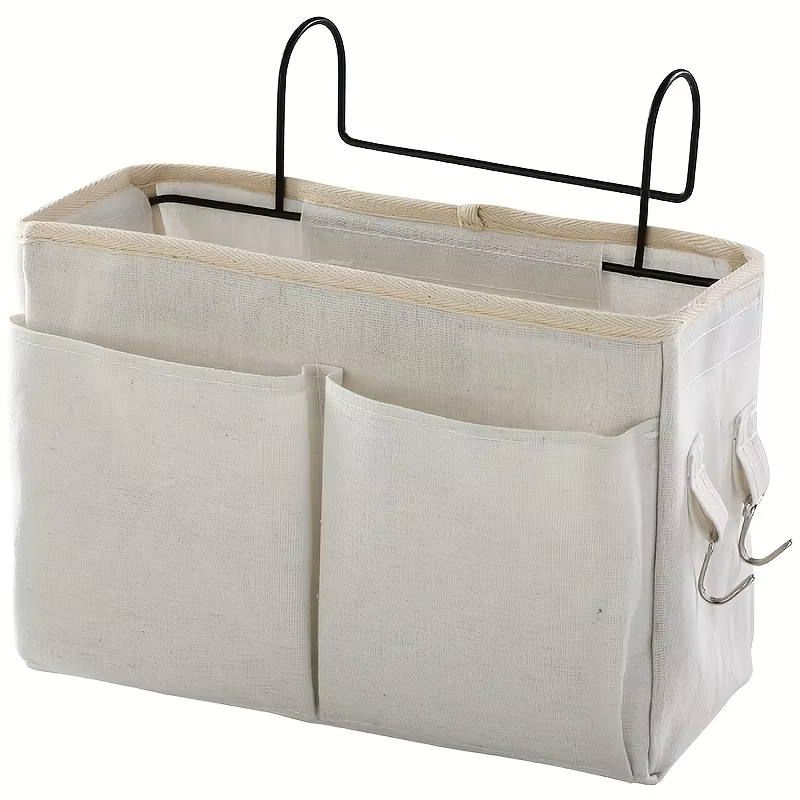 Organisateur de rangement mural en tissu, multi-poches sous le lit, dortoir, chambre d'étudiant, bur