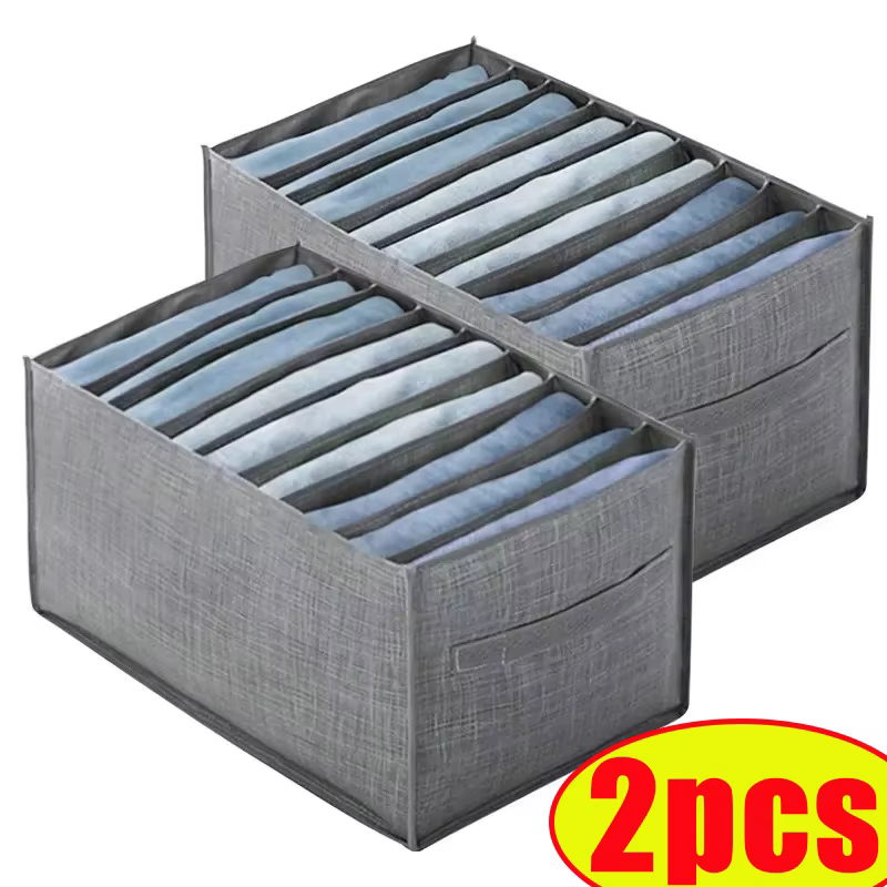 Organisateur de vêtements pantalons vêtements jean boîte de rangement armoire placard Organization s