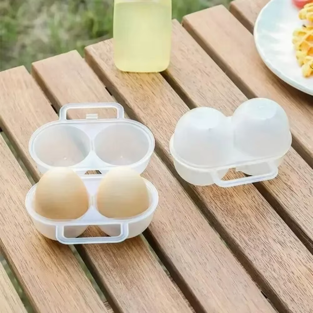 Boîte de rangement pour œufs à double compartiment, outils de collecte d'œufs pour la maison, conten