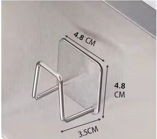 Étagère d'évier en acier inoxydable 304, support de rangement pour éponges, adhésif, séchage par vid