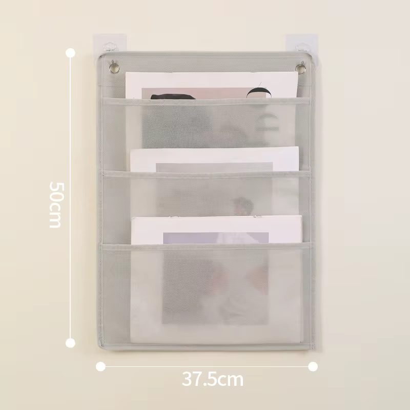 Pochette murale suspendue pour dossiers, organiseur de rangement format Lettre