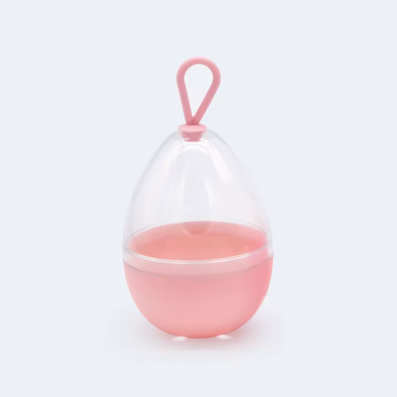 AfricTransparent Puffs Boîte de séchage, étui de rangement, support d'éponge portable, cosmétique en