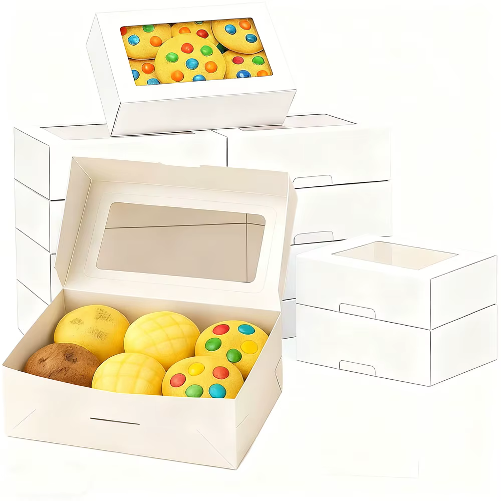 5/15/30 boîtes à biscuits avec fenêtres - boîtes à pain, pour l'hospitalité, les desserts, les cupca