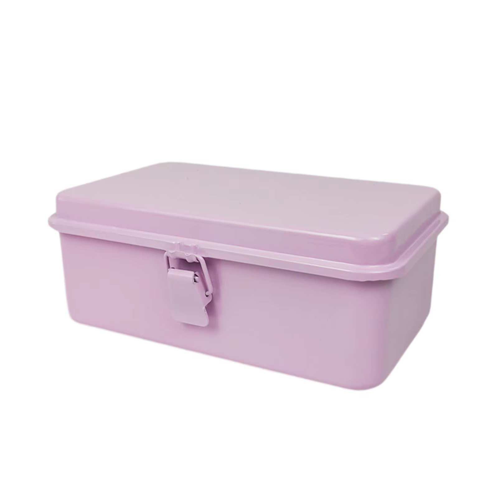 Boîte de rangement en métal de style rétro, conteneur de stockage, boîte à outils vierge, poubelle p