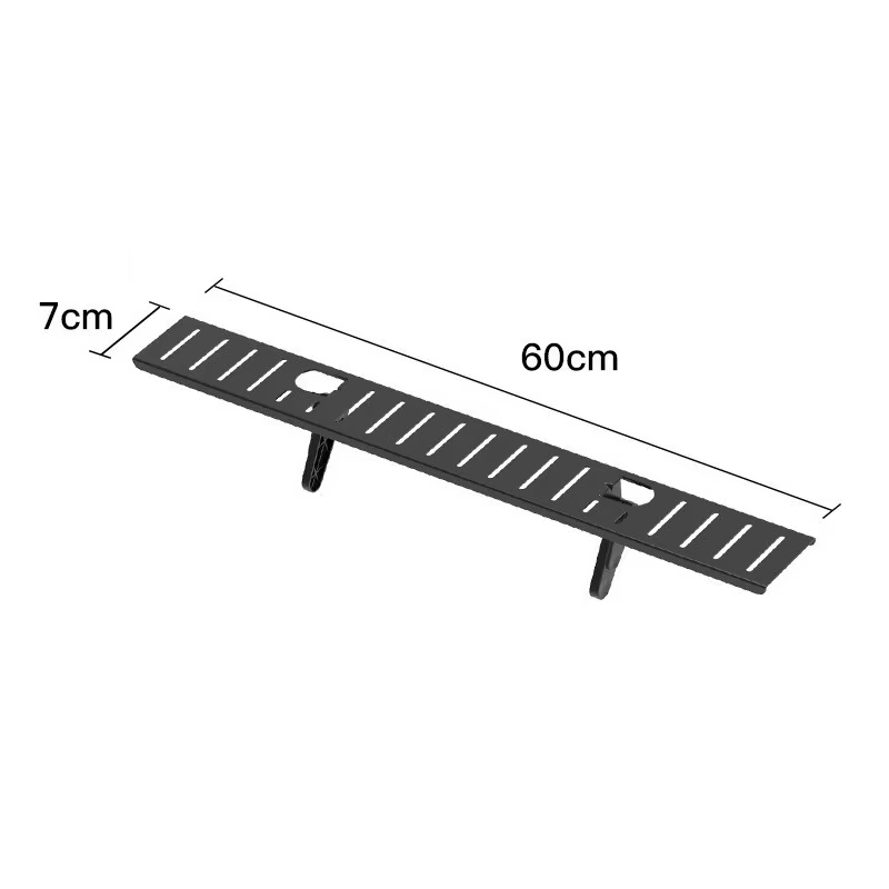 Étagère supérieure de moniteur d'ordinateur réglable, support de rangement supérieur de télévision S