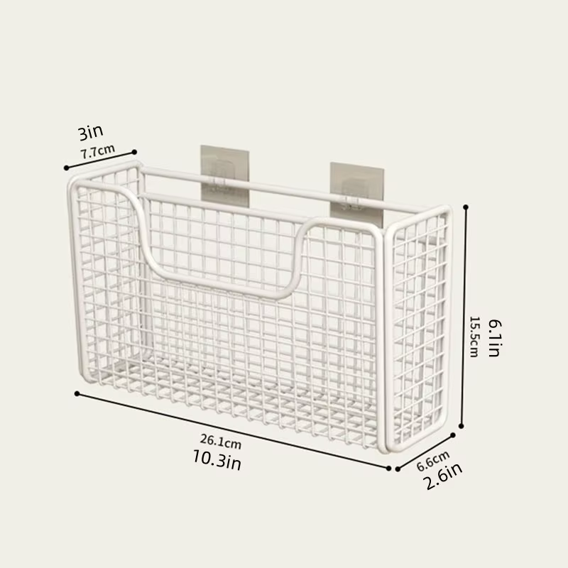 Support mural sans perçage pour porte d'armoire de cuisine, boîte de rangement, étagère en fer, supp