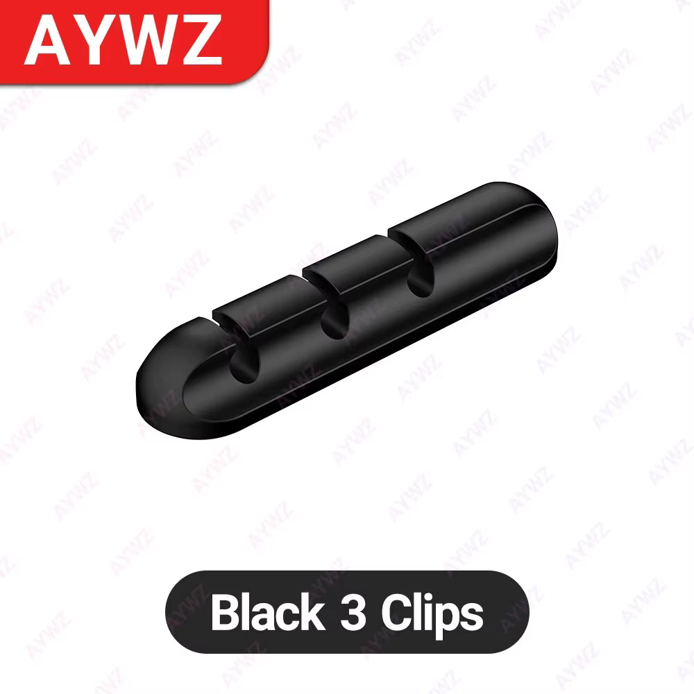 Clips de support de câble adhésifs, fil de gestion, évaluation pour bureau, câble de charge USB, tab