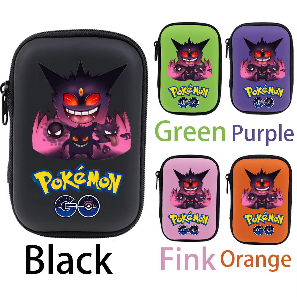 Boîte de rangement pour cartes Pokemon, sac de rangement avec fermeture éclair, sac à figurines de d
