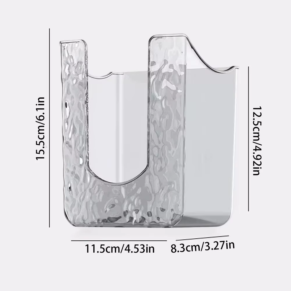 Boîte à mouchoirs murale sans perforation pour salle de bain, distributeur de mouchoirs humides, org