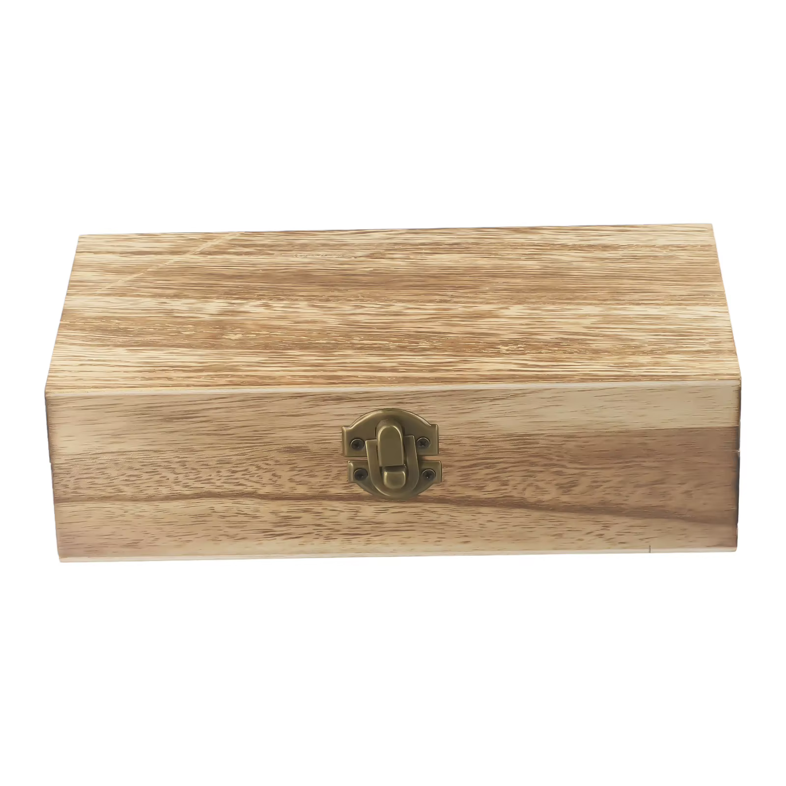 Boîte de rangement en bois rétro, bois uni avec couvercle, boîtes DHinged, emballage de cadeaux, boî