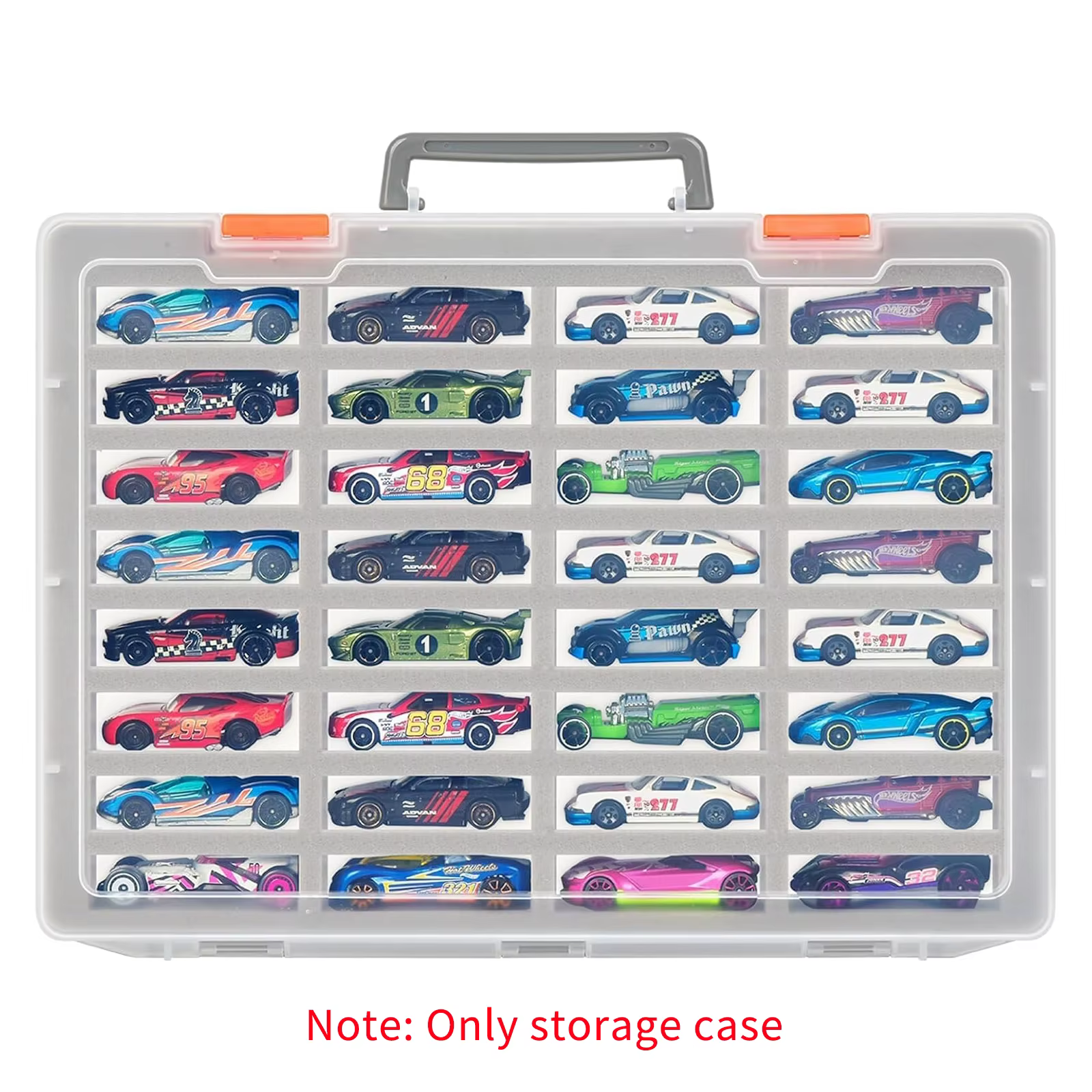 Organisateur de rangement pour voitures miniatures : 32 emplacements en mousse, vitrine 1/64 pour Ho