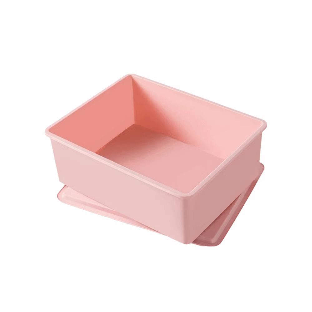 Boîte de rangement pour sous-vêtements avec couvercle, empilable, anti-poussière, pour chaussettes, 