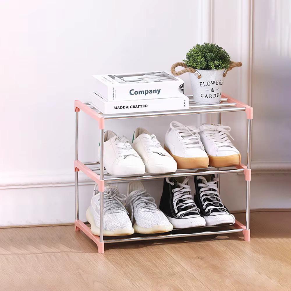 Chaussures T1 multicouches et peu encombrantes, rangement domestique simple, trois et quatre couches