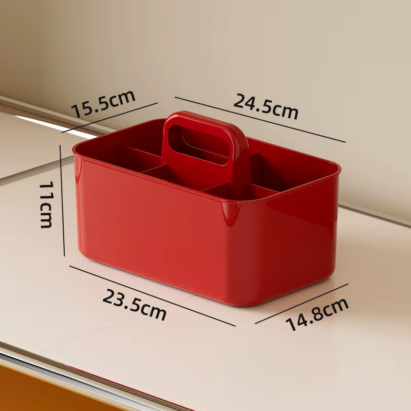 Boîte de rangement multifonctionnelle, boîte de rangement de bureau durable de grande capacité, rang