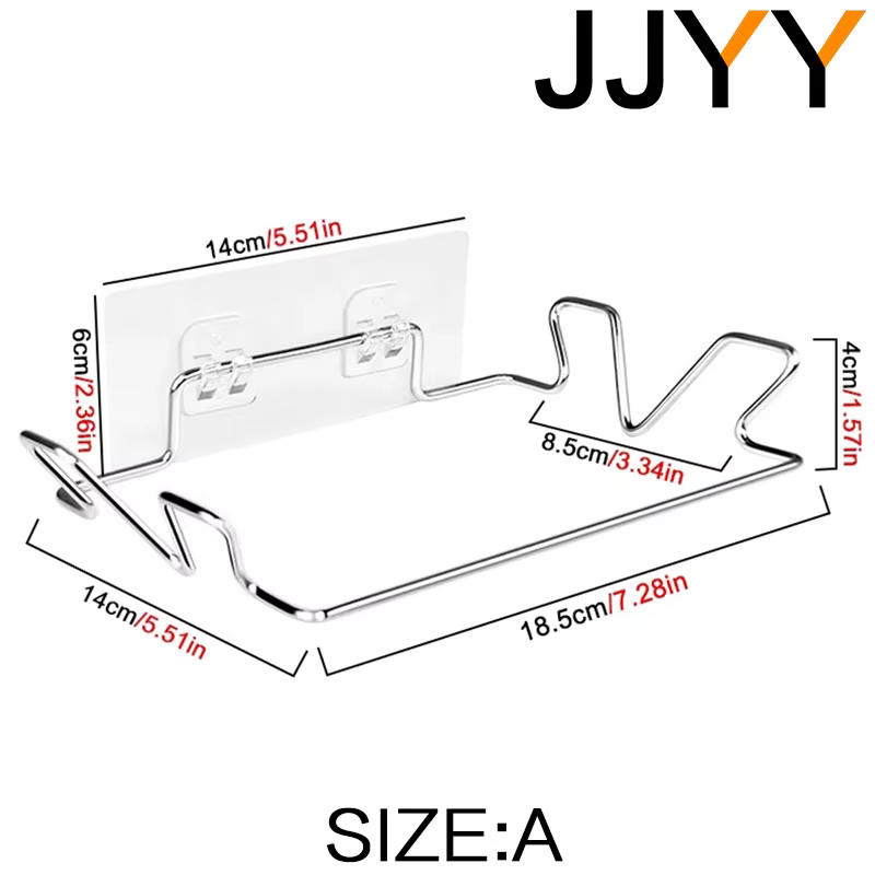 JJYY cuisine poubelle support armoire porte sacs poubelle support en acier inoxydable placard poubel