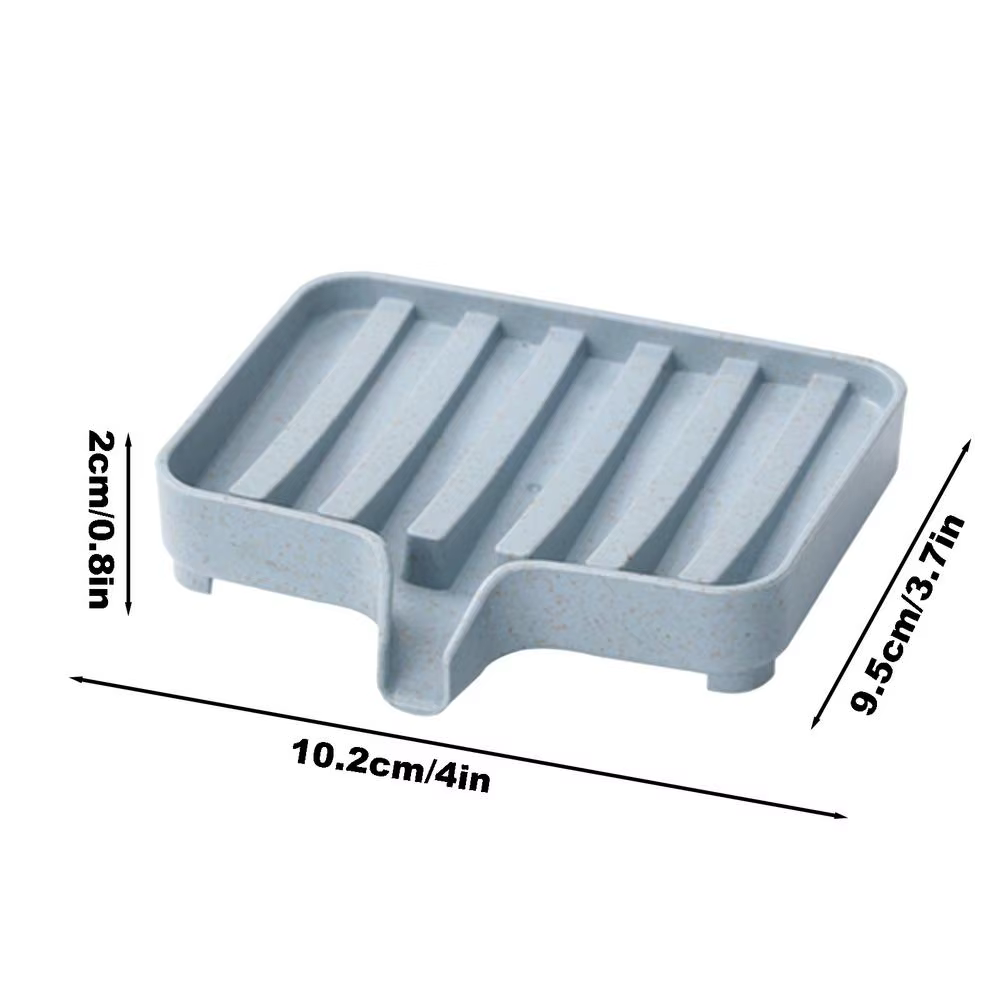 Plateau à savon pour douche, conteneurs de rangement de savon peu encombrants, boîte de rangement de