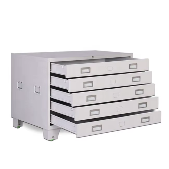 Armoire de classement UTOP à 5 tiroirs, armoire métallique amovible, format A0 A1, pour plans et des