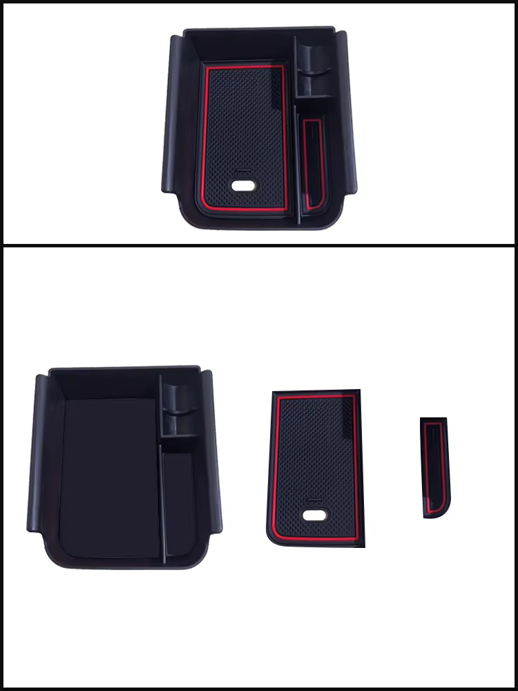 Boîte de rangement de voiture pour VW Golf 8 MK8 2020 2021 2022, boîte d'accoudoir, plateau de suppo