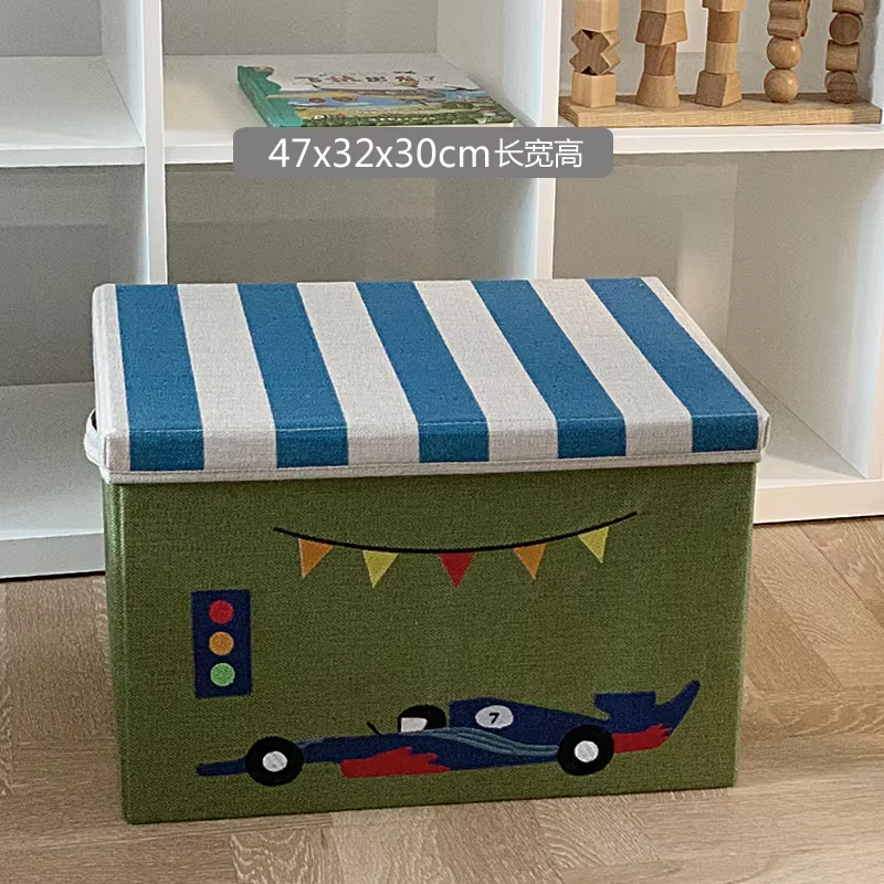 Hler-Boîte de rangement pour livres pour enfants avec couvercle, Airways and RPM, Ménage