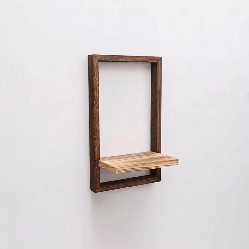Étagère murale créative en bois pour plantes, forte capacité de charge, support de plantes d'intérie