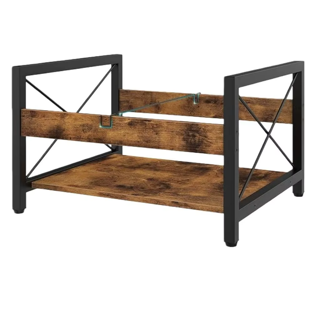 Support de rangement pour disques vinyles en bois et métal, style simple, présentoir moderne, constr