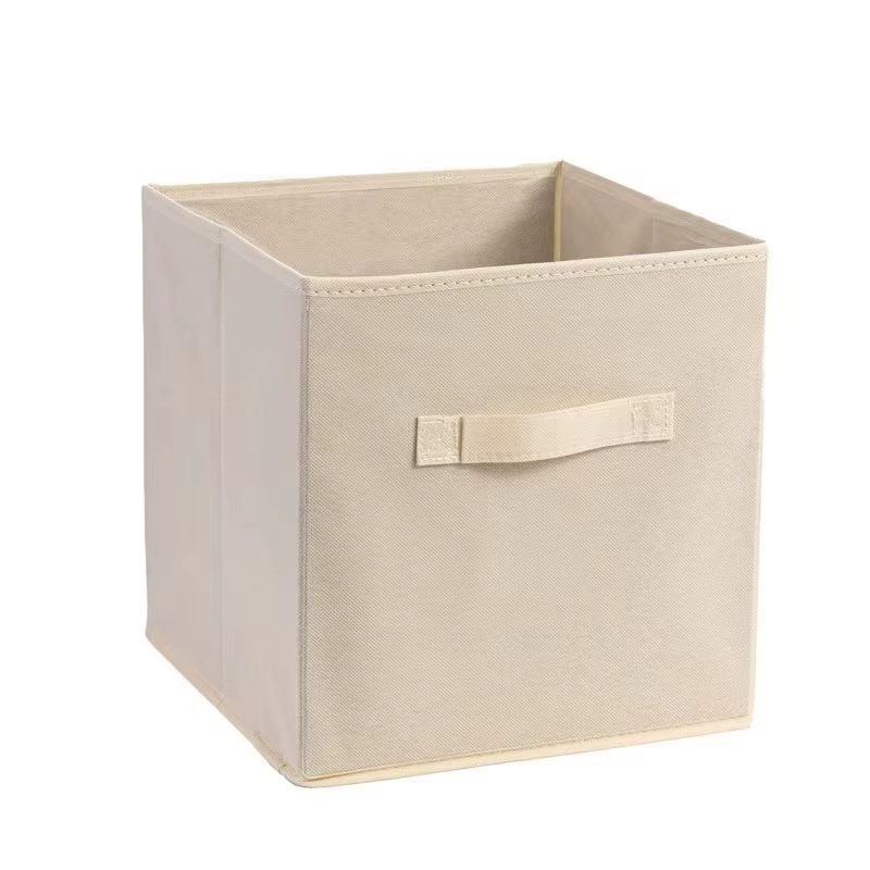 Cubes de rangement pliables avec poignées, bacs en tissu pliables pour les étagères de placard, bacs