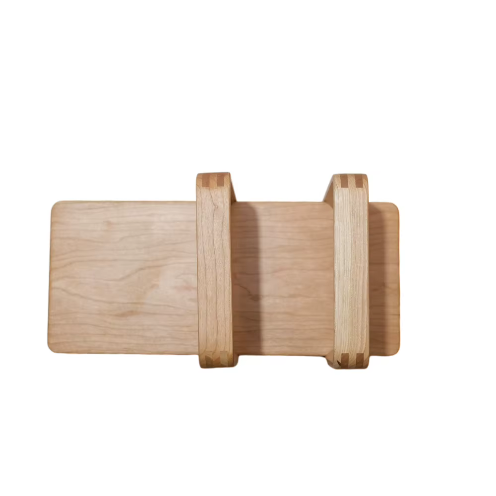 Bibliothèque en bois de noyer noir, organisateur de bureau minimaliste, support de Table de bureau C