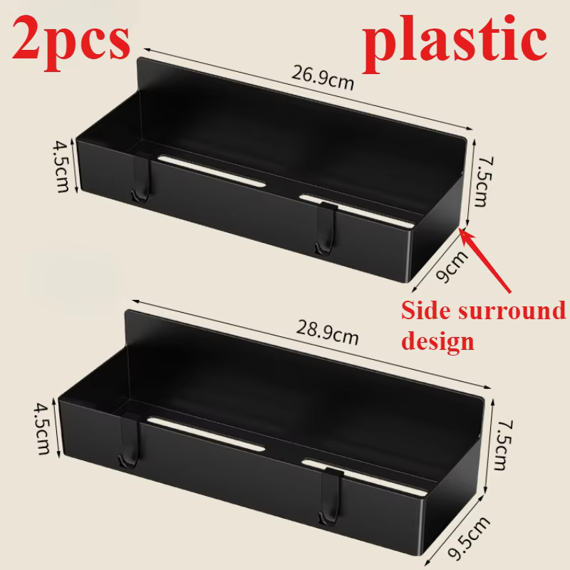 Étagère de rangement magnétique 2 pièces, support de rangement suspendu latéral pour réfrigérateur d