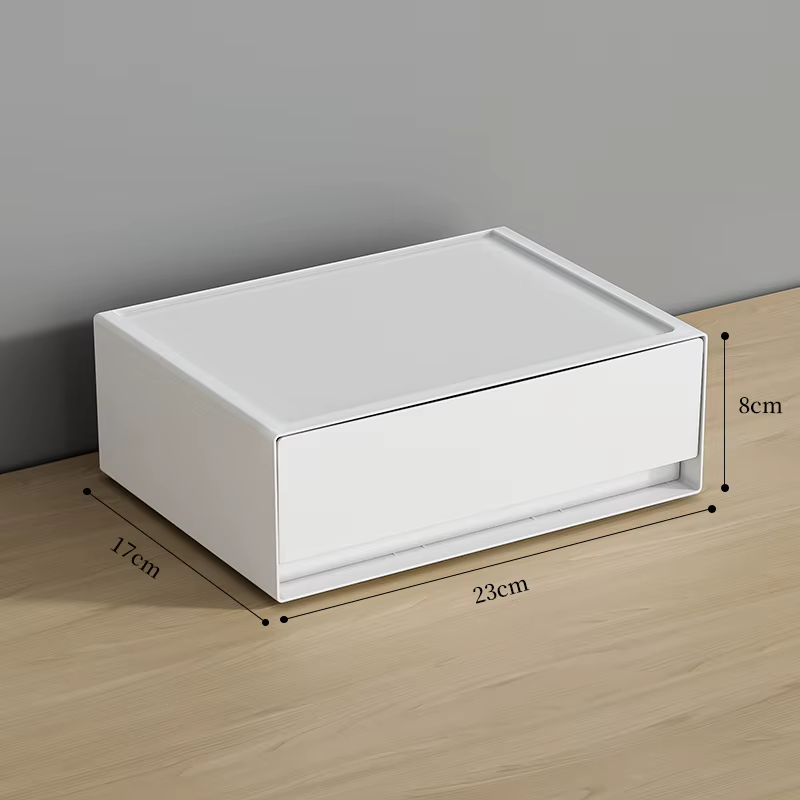 Étagère de soins de la peau de coiffeuse de bureau à la maison, boîte de rangement de tiroir de tri 