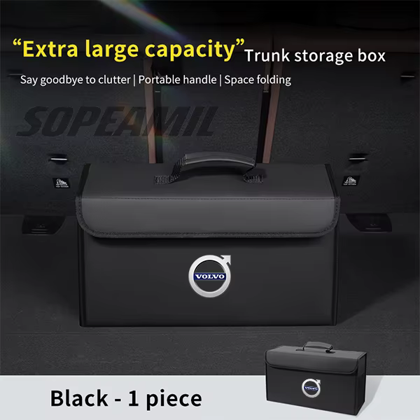 Boîte de rangement de coffre de voiture pliable, sac de rangement pour Volvo XC90 XC70 XC60 XC40 S90
