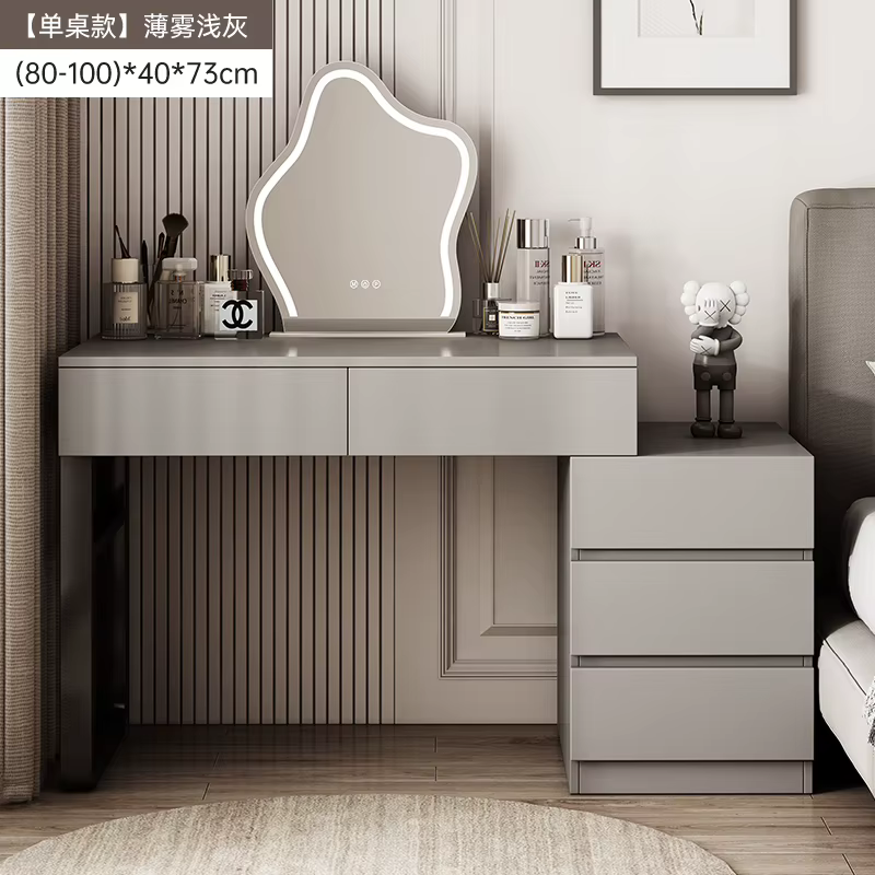 Coiffeuse de rangement italienne minimaliste moderne design confortable coiffeuse tiroirs jardin maq